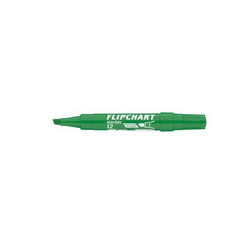 Flipchart marker vízbázisú 1-4mm, vágott Artip 12 zöld