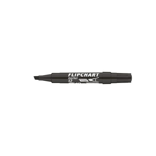 Flipchart marker vízbázisú 1-4mm, vágott Artip 12 fekete