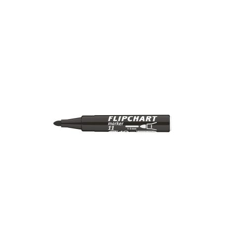 Flipchart marker vízbázisú 3mm, kerek Artip 11 fekete