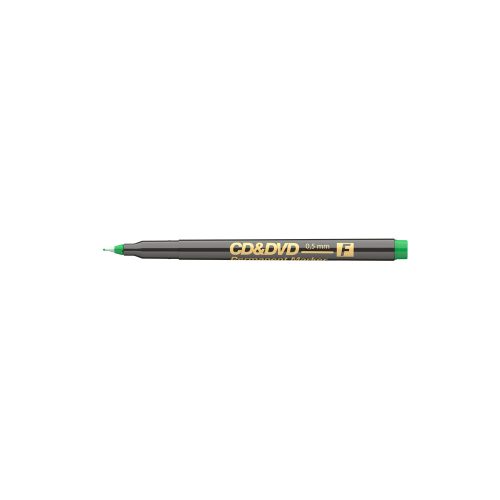Alkoholos marker 0,5mm, CD/DVD F Ico, zöld