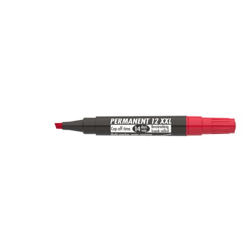 Alkoholos marker 1-4mm, vágott Ico 12XXL piros