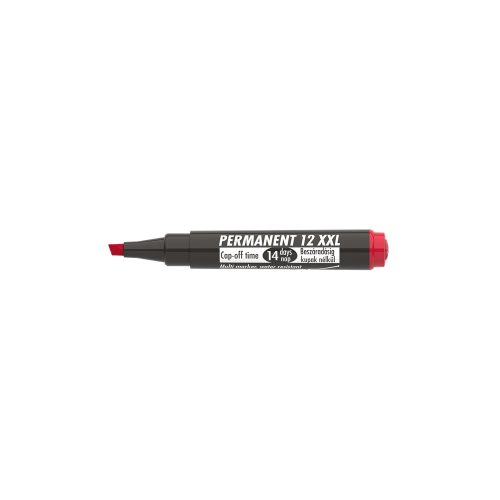 Alkoholos marker 1-4mm, vágott Ico 12XXL piros