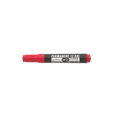 Alkoholos marker 1-4mm, vágott Ico 12XXL piros