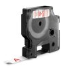 Feliratozógép szalag Dymo Letratag Dymo D1 S0720550/45015 12mmx7m, ORIGINAL, piros/fehér