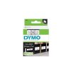 Feliratozógép szalag Dymo D1 S0720930/53713 24mmx7m, ORIGINAL, fekete/fehér 