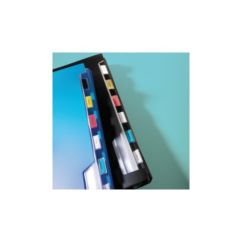 Feliratozógép szalag Dymo D1 S0720560/45016 12mmx7m, ORIGINAL, fekete/kék 