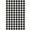Etikett címke, o8mm, jelölésre, 104 címke/ív, 4 ív/doboz, Avery fekete