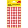 Etikett címke, o8mm, jelölésre, 104 címke/ív, 10 ív/doboz, Avery piros