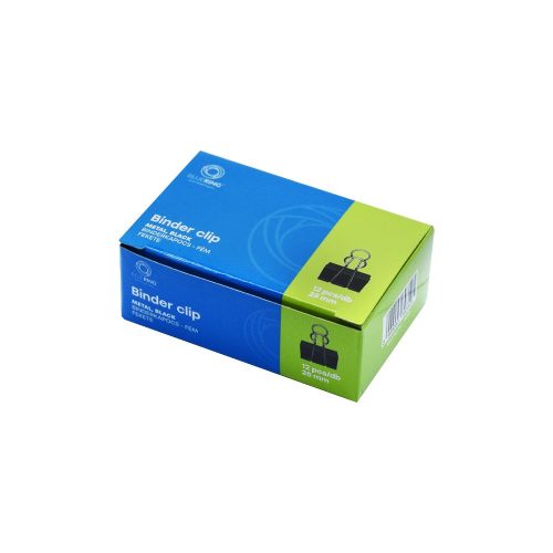 Binderkapocs 25mm, 12 db/doboz, Bluering®