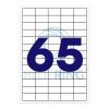 Etikett címke, 38,1x21,2mm, 100 lap, 65 címke/lap Bluering®