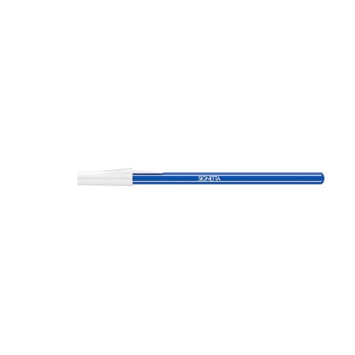 Golyóstoll 0,7mm, kupakos, Ico Signetta, írásszín kék