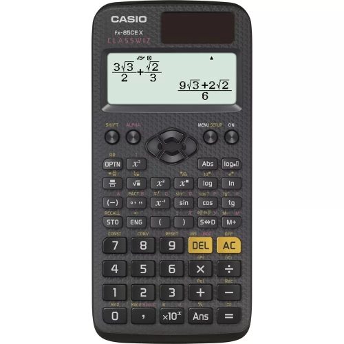 Számológép tudományos 379 funkcióss Casio FX 85 CE X fekete