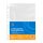 Genotherm lefűzhető, A4, 60 micron kétoldalt (felül és belül) nyitott narancsos Bluering® 100 db/csomag, 