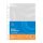 Genotherm lefűzhető, A4, 80 micron narancsos Bluering® 100 db/csomag, 