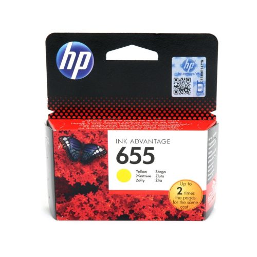 Hp 655/CZ112AE tintapatron yellow ORIGINAL