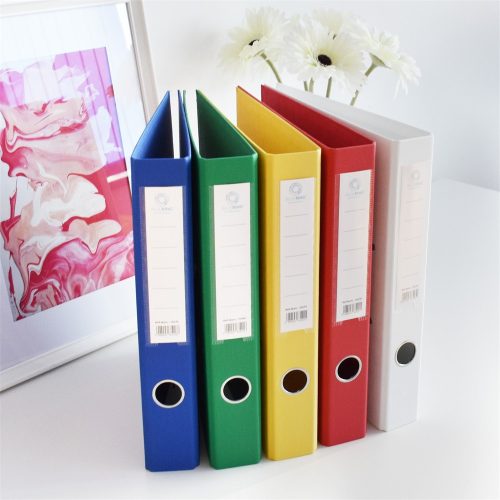 Iratrendező A4, 5cm, két oldalt PP borítás, Bluering® Premium fehér