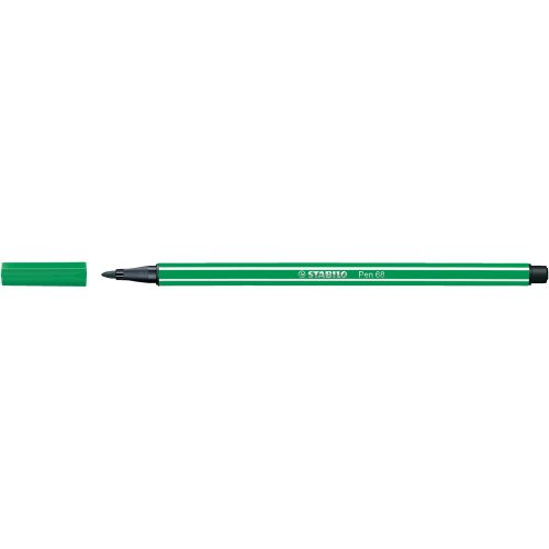 Rostirón, filctoll 1mm, M STABILO Pen 68 zöld