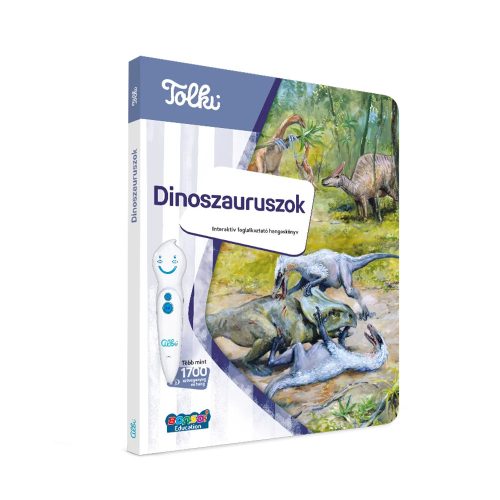 Dinoszauruszok - Tolki interaktív foglalkoztató hangoskönyv