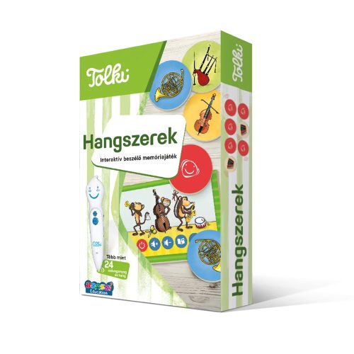 Tolki interaktív memóriajáték - Hangszerek